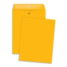 Quality Park Metal Clasp Envelope - Clasp - 9" X 12" - Gummed - Kraft - 100/box
