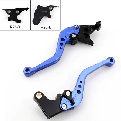 Short Brake Clutch Levers For Yamaha YZF R25 2014-2015/YZF R3 2015 Blue #3 Foto 1 de 3