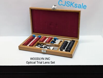 Juego de lentes ópticas de prueba WOODLYN INC para oftalmología (USADAS). Foto 1 de 4