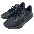 Nike Size 9 Precision VI Triple Black Anthracite Basketball Shoes DD9535-001 New