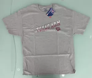 Camiseta Champion NCAA Texas A&M Aggies para Hombre Champ Mangas Cortas Talla XL Gris Nueva con Etiquetas - Imagen 1 de 7
