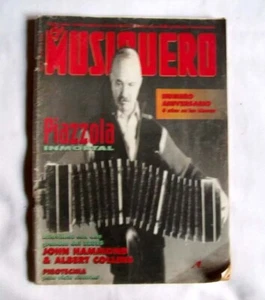 ASTOR PIAZZOLA - TANGO - Revista El Musiquero #72 Agosto 1992 - Argentina - Imagen 1 de 5