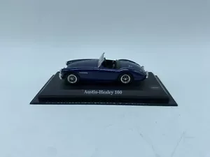 MODELLINO AUTO AUSTIN - HEALEY 100 SPIDER 1953 BLU - EDICOLA - SCALA 1:43 - Foto 1 di 4