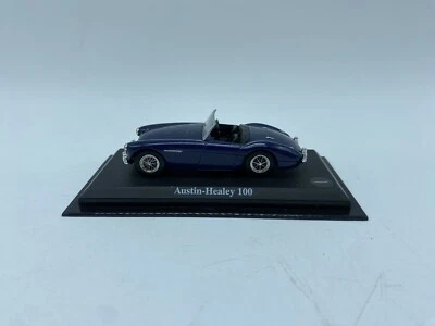 MODELLINO AUTO AUSTIN - HEALEY 100 SPIDER 1953 BLU - EDICOLA - SCALA 1:43 - Immagine 1 di 4