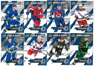 2020-21 2021 Upper Deck National Hockey Card Day USA Set LaFreniere Kaprizov - Bild 1 von 2
