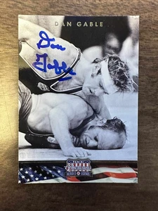 Dan Gable Autographed 2012 Panini Americana Heros & Legends Card #77 - Picture 1 of 1