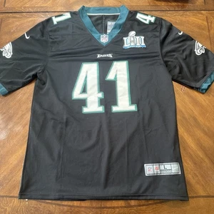 Nike Ronald Darby #41 Eagles Trikot Größe Large schwarz und grün Super Bowl LII - Bild 1 von 6
