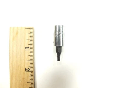 MAC TOOLS 1/4" DRIVE T15 STANDARD BIT TORX SOCKET WRENCH DRIVER - MADE USA MT15 - Image 1 of 4