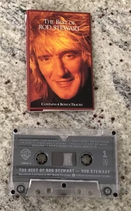 BEST OF ROD STEWART-ORIGINAL US 1989 CASS. ALBUM W/ BONUS TRACKS ALMOST LIKE NEW - Picture 1 of 10