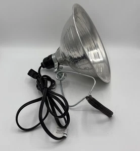 Clamp-On Portable Aluminum Lamp 8-1/2" Reflector w/6 ft. cord - Picture 1 of 10
