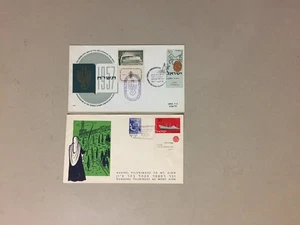 Two '50 Israel sp.covers:HAKHEL PIGRIMAGE TO MT ZION,InaguratAUDITORIUM TEL AVIV - Picture 1 of 1