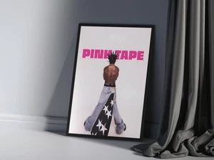 Lil Uzi Vert Poster Pink Tape Album Cover Rap Wall Art Music Print - Picture 1 of 2