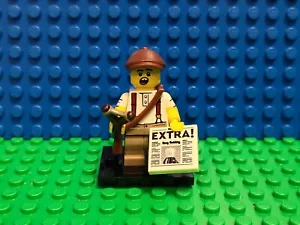 LEGO Newspaper Kid Minifigure Collectible Series 24 71037 New CMF Lot HTF Newsie - Picture 1 of 4