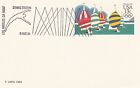 Papeterie postale UX100 Jeux Olympiques 1984 station de plongée yachting annuler AOÛT 06