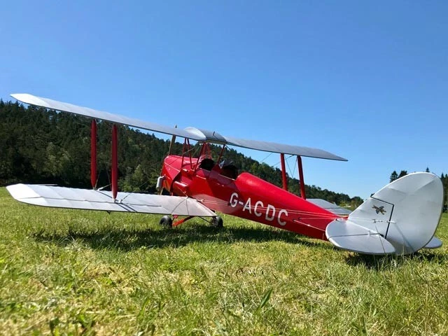 DH.82A Tiger Moth 20% 70" Wingspan RC Model Airplane Printed Plans Templates - Image 1 of 2