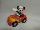 2000 Mattel Disney PVC Mickey Mouse figurine attachée à une voiture en métal moulé sous pression 