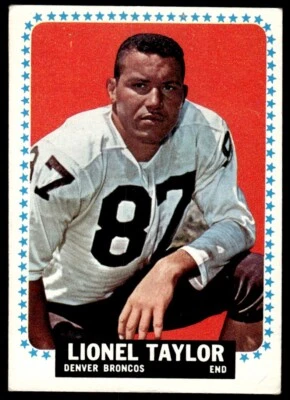 1964 Topps Lionel Taylor Denver Broncos #64 - Image 1 of 2