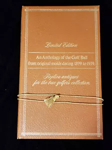 Limited Edition Anthology of the Golf Ball - 1899 to 1939 - Plus 3 Bonus Balls - Picture 1 of 8