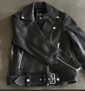 Moto / Biker Leather Jacket - Picture 1 of 8