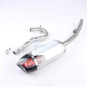 KAWASAKI KLX140 KLX140L R 140RF FULL SYSTEM EXHAUST MUFFLER REAR PIPE CARBON RS9 - Picture 1 of 7