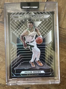 2021-22 Jaylen Brown Panini Obsidian /99 Magnitude Boston Celtics NBA - Picture 1 of 2