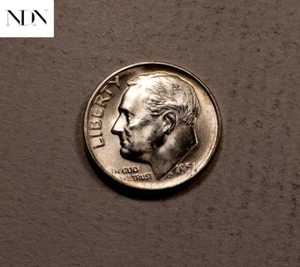 Moneda de diez centavos Roosevelt 1951-S - gema BU (antorcha completa - ft) - 90% plata - #D781 - Imagen 1 de 3
