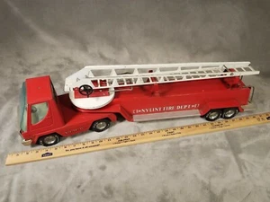 NYLINT Fire Department Truck Hook And Ladder #33 Pressed Steel Vintage 1960's? - Picture 1 of 12