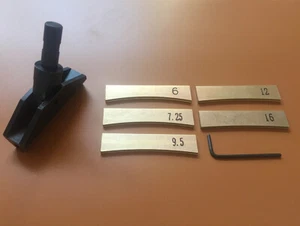 Fret Press Caul With 5 Inserts, Self – Leveling - Picture 1 of 3