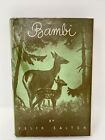 Bambi Felix Salten Copyright 1931 Wartime Edition With Dj Illustrated Kurt Wiese
