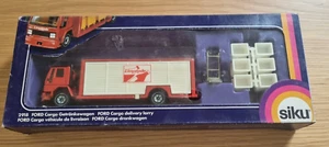VINTAGE SIKU 1:55 FORD CARGO DELIVERY LORRY MODEL 2918 ORIGINAL BOX WEST GERMANY - Picture 1 of 7