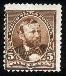 #223 - 5ct Grant - neuwertig ohne Kaugummi - Choclate (selten) & gelbbraun CV 275 $ - Bild 1 von 4