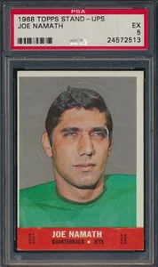1968 Topps Joe Namath Stand Ups Football PSA 5 EX - Picture 1 of 2