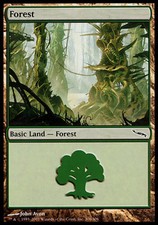Forest (306) - Foil ~ Moderately Played Mirrodin MTG Magic UltimateMTG Land Card