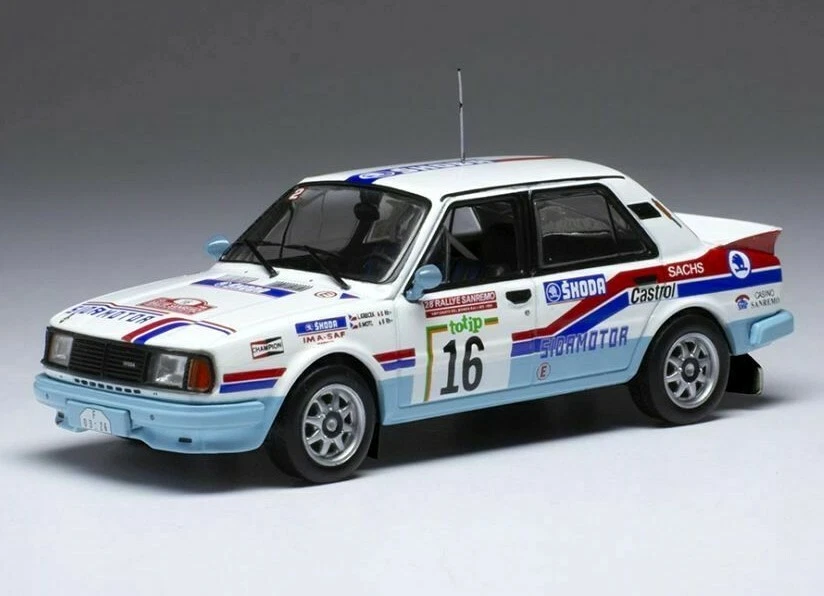 IXO 1/43 SKODA 130LR 130 LR #16 RALLYE SANREMO RALLY 1986 L.KRECEK/B.MOTL RAC336 Foto 1 de 1