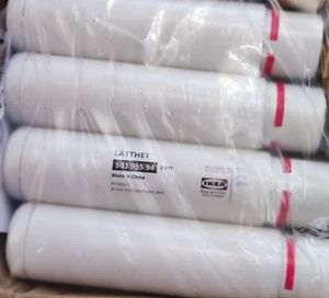 Ikea LÄTHET Pata, Blanco,Metal, 11 cm 4 Piezas Pies Mueble Nuevo EMBALAJE ORIGINAL 503.955.94 - Imagen 1 de 4