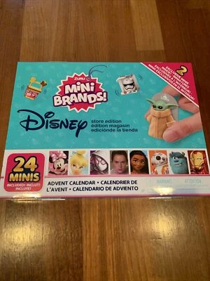 MINI MARCAS DISNEY STORE ED CALENDARIO DE ADVIENTO 2023 CON 24 MINIS Y 2 EXCLUSIVAS Foto 1 de 2