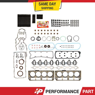 Juego completo de juntas tacos de cabeza para GMC Chevrolet Hummer Cadillac 2004 6,0 VIN N, U Foto 1 de 4