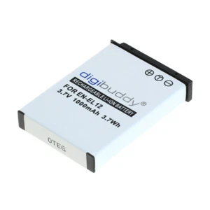 Akku für Nikon EN-EL12 CoolPix S6100  S6300  S6400 S8000 S8100 1000mAh - Bild 1 von 3