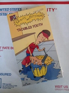 Beavis and Butthead: Troubled Youth (VHS, 1998) MTV 90s SEALED - Picture 1 of 6