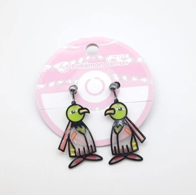 Pokemon Centro Xatu Pendientes Accesorio Clip Estilo 1" Vitral Foto 1 de 2