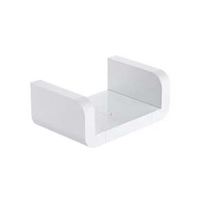 Estantería de almacenamiento impermeable esquina blanca montada en la pared - Imagen 1 de 12