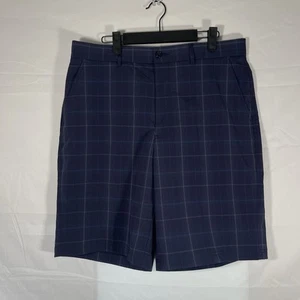 Kirkland Signature Mens 34x11 Performance Golf Travel Casual Shorts Flex Plaid - Picture 1 of 12