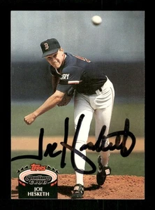 1990 Donruss 252 Rafael Belliard autografo firmato MZ BXCP59 - Foto 1 di 2