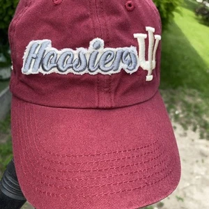 Vintage Indiana Hoosiers Baseballkappe ** klassischer Stil mit Logo und Staat buchstabiert - Bild 1 von 12