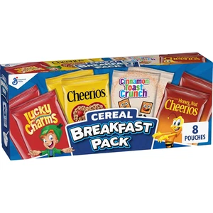 Confezione Varietà Cereali, Portafortuna, Croccante Toast alla Cannella, Cheerios e Miele Nu - Foto 1 di 12
