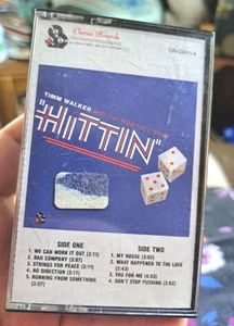 Rare 1990 Timm Walker "Hittin' Cassette. Tested. Plays Good. Cherrie Records. - Picture 1 of 4