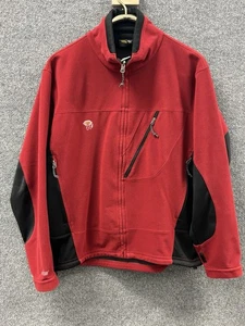 Mountain Hardwear Windstopper Herren L Fleecejacke rot/schwarz Full Zip Outdoor - Bild 1 von 9