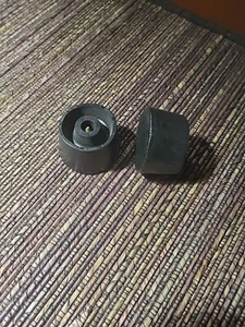 Vintage AKAI REEL to REEL X-355 Rubber Reel Hub Cap / Retainer Pair - Picture 1 of 4