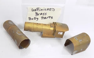 HO / UNBRANDED / HANDMADE / BRASS PARTS / LOCOMOTIVE / BOILER / UNFINISHED PARTS - Picture 1 of 7