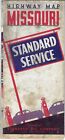 Vintage Standard Service folding road map - Missouri